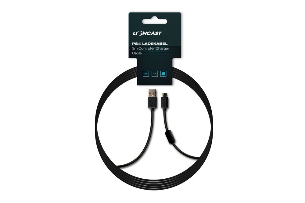 Lioncast PS4 Ladekabel Test